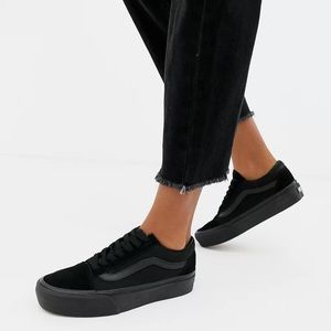 Vans Old Skool Platform All Black
